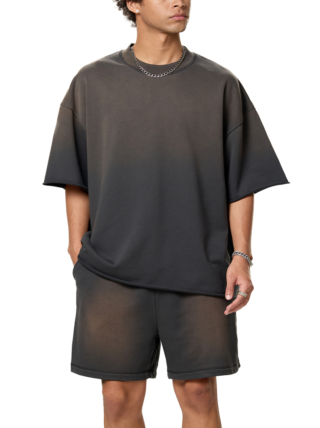 Sunfade Raw Edge T-Shirt – Vintage Streetwear | Tapstitch-6